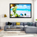 Mojito Beach Scene Wall Art