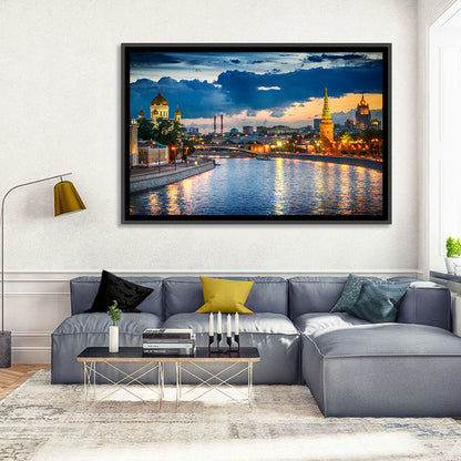 Kremlin Moscow River Wall Art