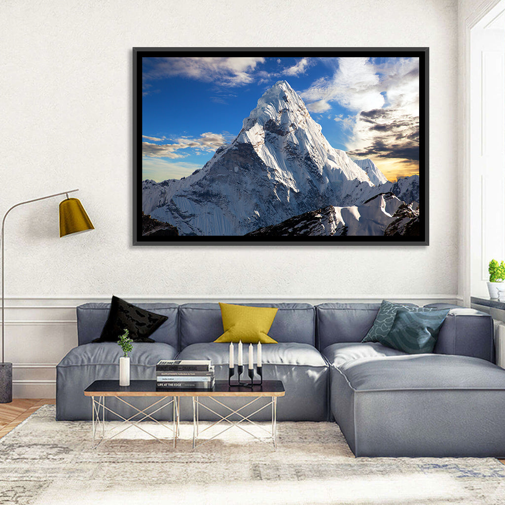 Ama Dablam at Golden Dusk Wall Art