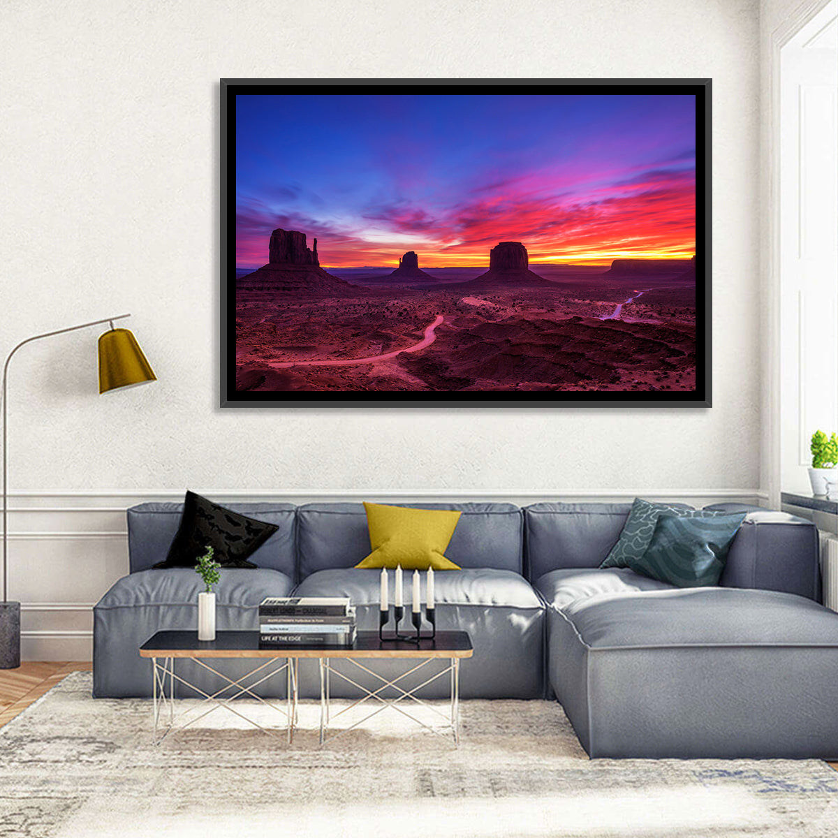 Monument Valley Arizona Sunset Wall Art