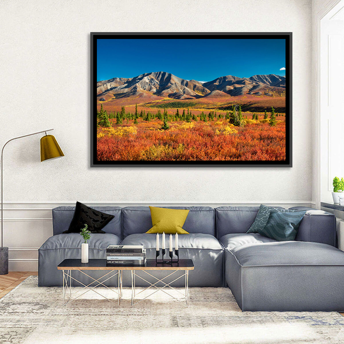 Denali Autumn Peaks Wall Art