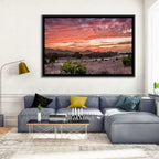 Sunset Curve on Texas Highway 16 Wall Art