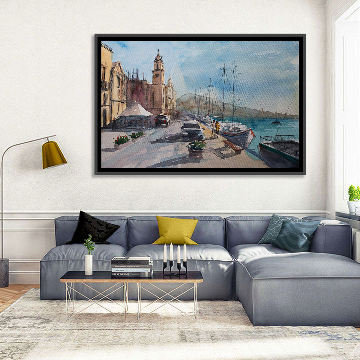 Valette City Sketch Wall Art