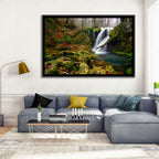 Cheile Nerei Mossy Waterfall Wall Art