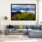 Jamnik Church on Misty Hill Wall Art