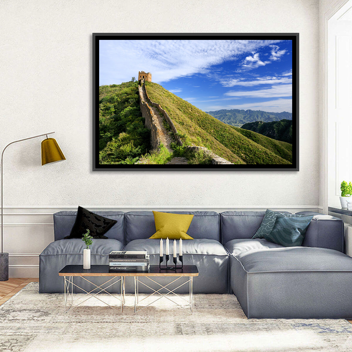 Great Watchtower View Wall Art in a room, landscape