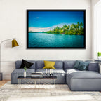 Tropical River in India Wall Art