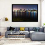 Oakland Skyline Over Lake Merritt Wall Art