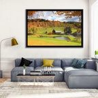 Vermont Barn by Pond Wall Art