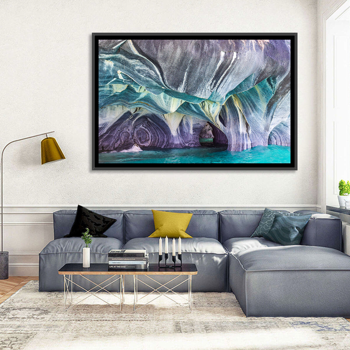 Marble Caves of Lake General Carrera Wall Art