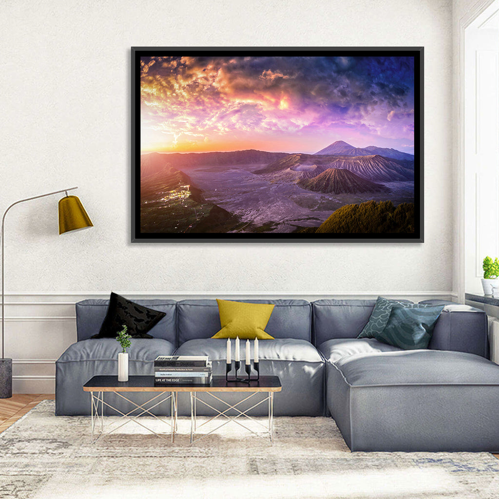 Mount Bromo Sunset View Wall Art
