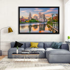Providence Golden Hour Skyline Wall Art