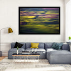 Palouse Farmland at Golden Hour Wall Art