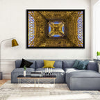 Eiffel Tower Lattice at Dusk Wall Art