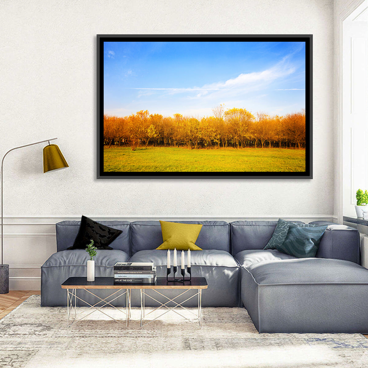 Autumn Forest Meadow Wall Art