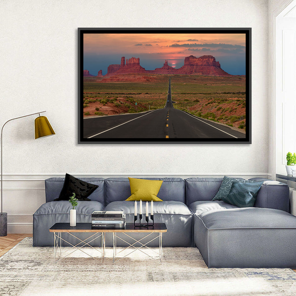 Tribal Park Monument Valley Sunset Wall Art