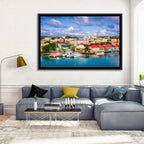 St. John’s Harbor at Golden Dusk Wall Art