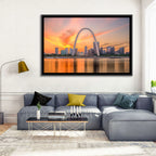 St. Louis Gateway Arch Skyline Wall Art