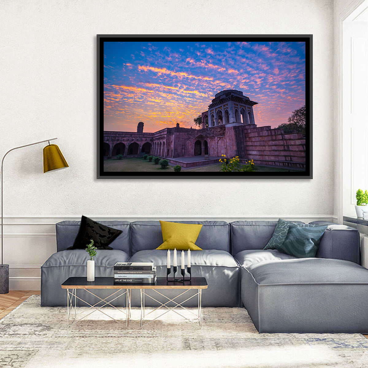 Ashrafi Mahal Sunset Wall Art