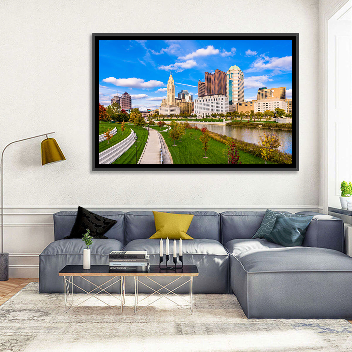 Columbus Skyline Wall Art