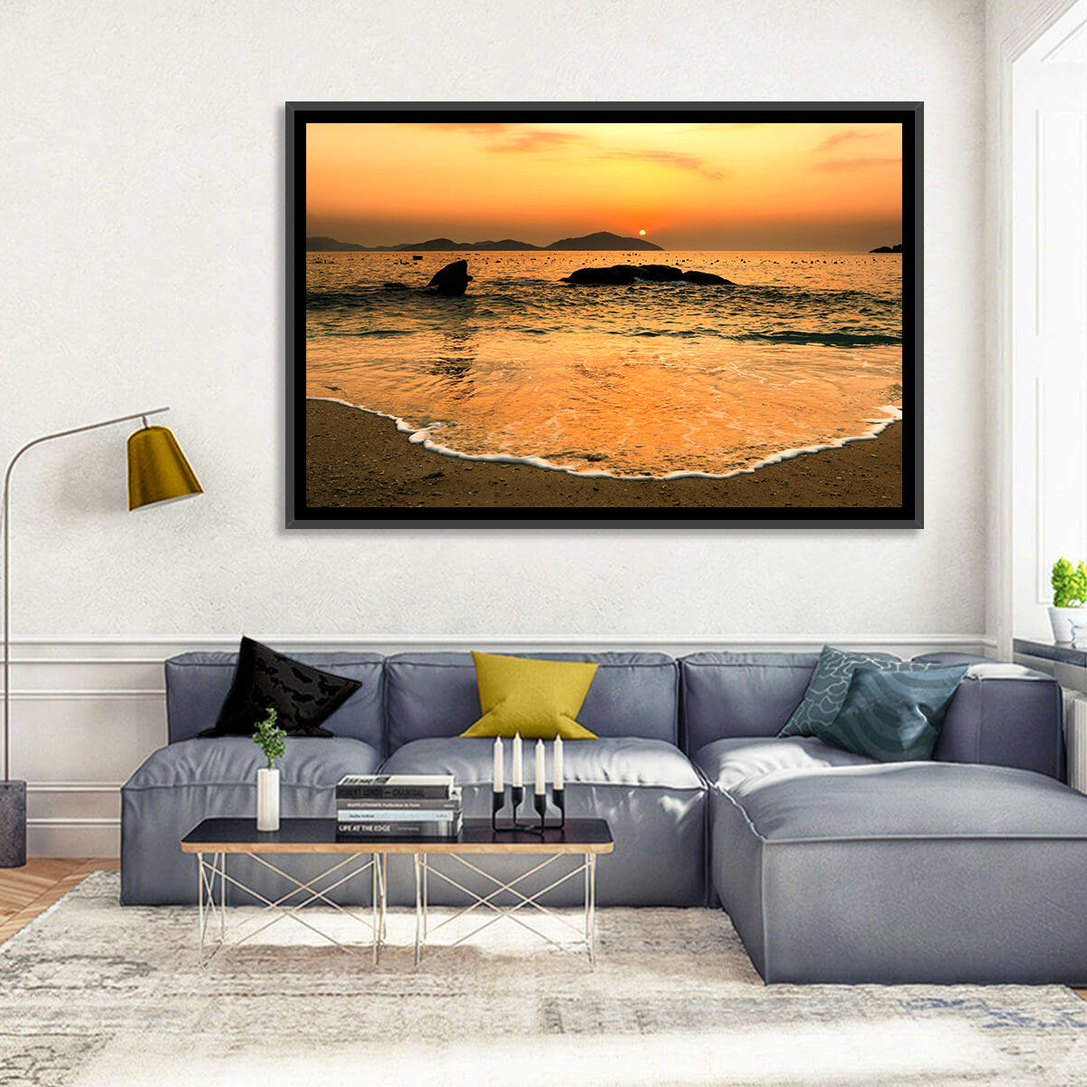 Khanh Hoa Beach Sunset Wall Art