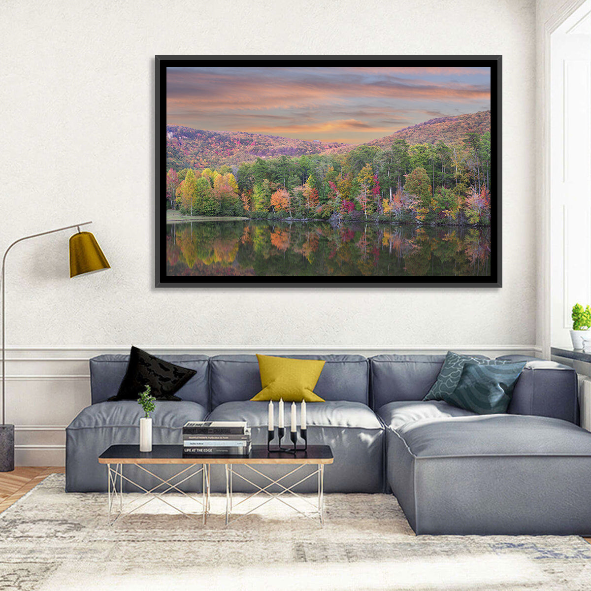 Cheaha State Park Lake Wall Art in a room, landscape