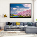 Mount Fuji Cherry Blossoms Wall Art