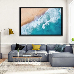 Beach Sea Waves Wall Art