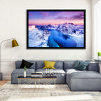 Flakstadpollen Fjord at Sunset Wall Art