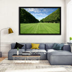 Tree-lined Manicured Lawn Wall Art