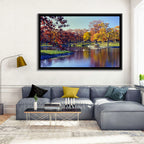 Deering Oaks Autumn Pond Wall Art