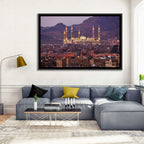 Al-saleh Mosque at Dusk Wall Art