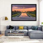 Washington Monument at Dusk Wall Art