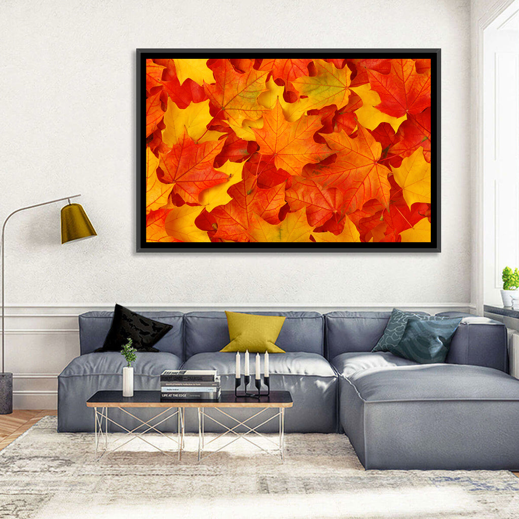 Autumn Maple Leaves Wall Art