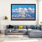 Wasatch Snow Capped Peaks Wall Art