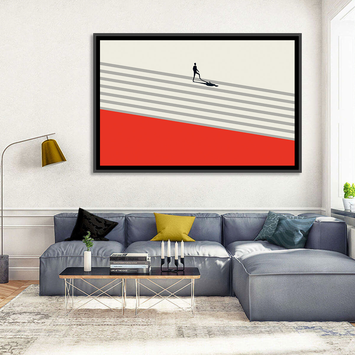 Career Development Concept Wall Art in a room, landscape