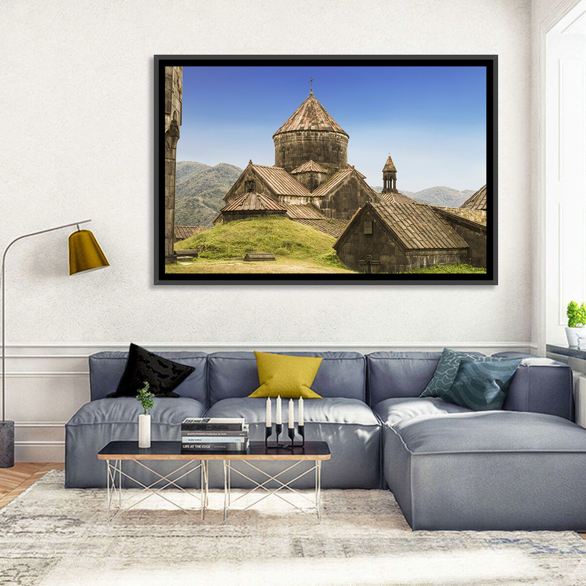 Haghartsin Monastery Stone Dome Wall Art in a room, landscape