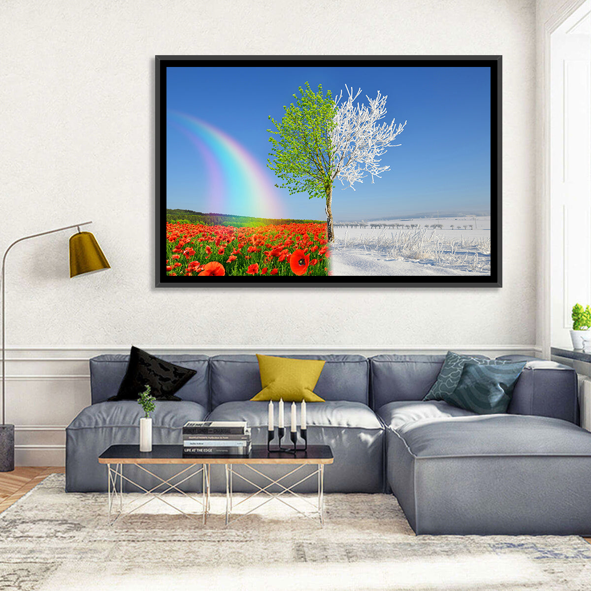 Seasonal Split Landscape Wall Art
