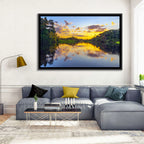 Amazon River Sunset Reflection Wall Art