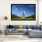 Eiffel Tower Park View Wall Art