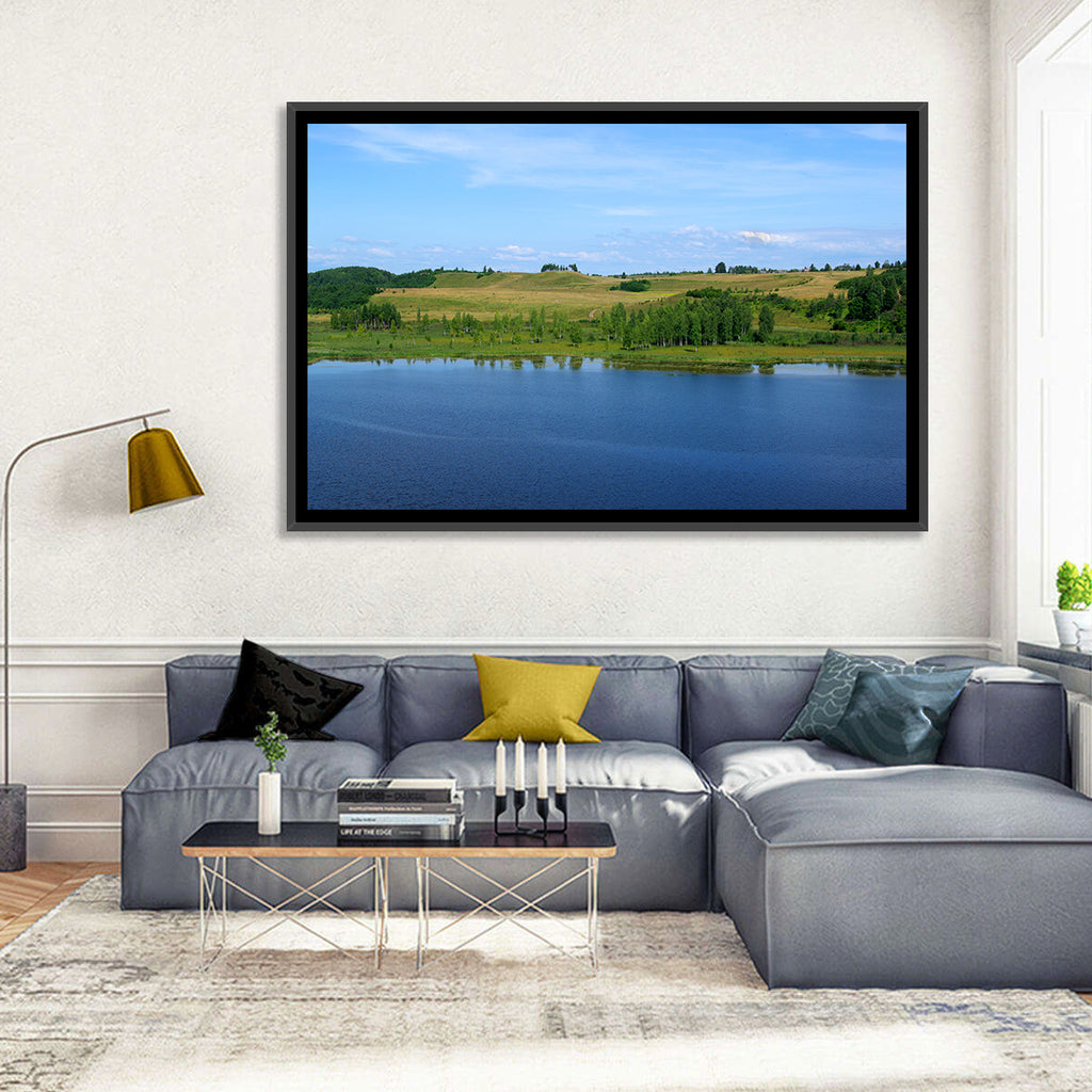 Pskov Lake Landscape Wall Art