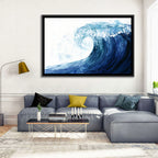 Watercolor Cresting Wave Wall Art