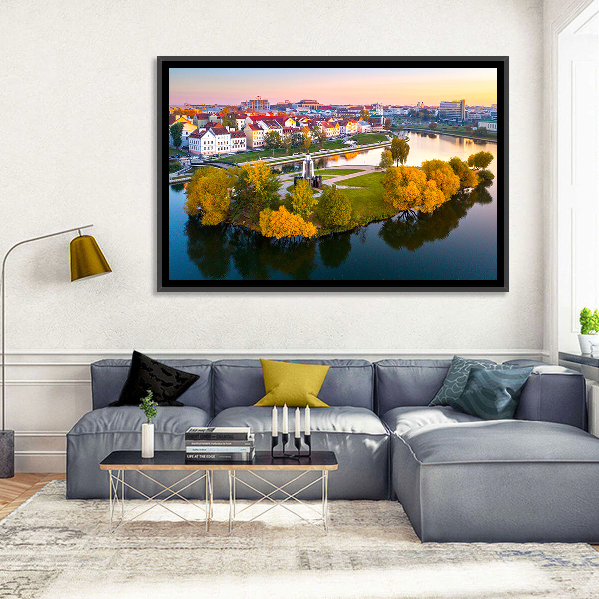 Minsk Island of Tears Golden Dusk Wall Art