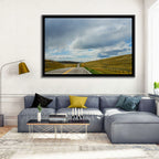 Montana Road Through Golden Hills Wall Art