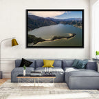 Pyramid Lake Aerial View Wall Art