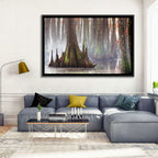 Chicot State Park Morning Fog Wall Art
