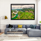 Rozafa Castle River Valley View Wall Art