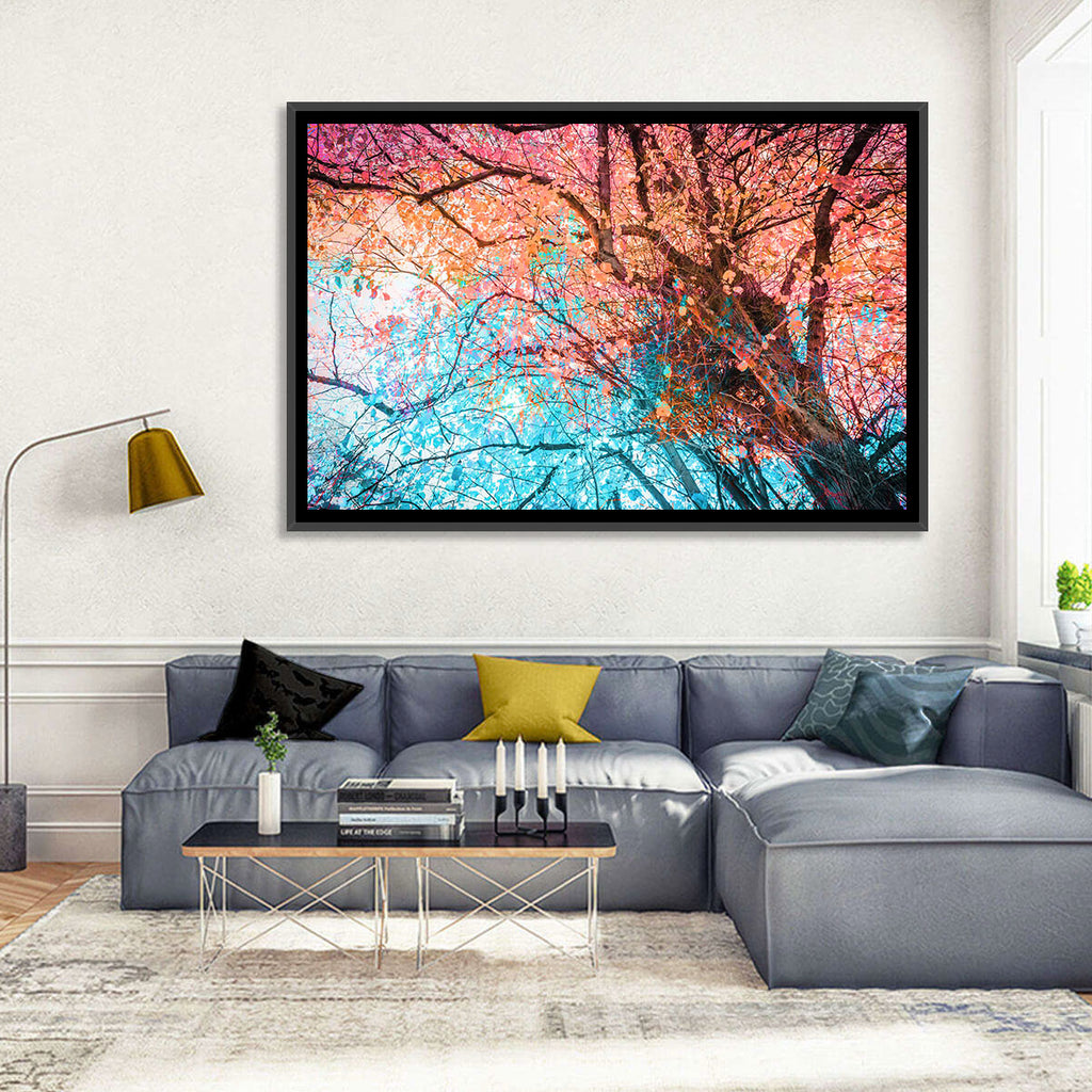 Autumn Canopy Abstract Wall Art