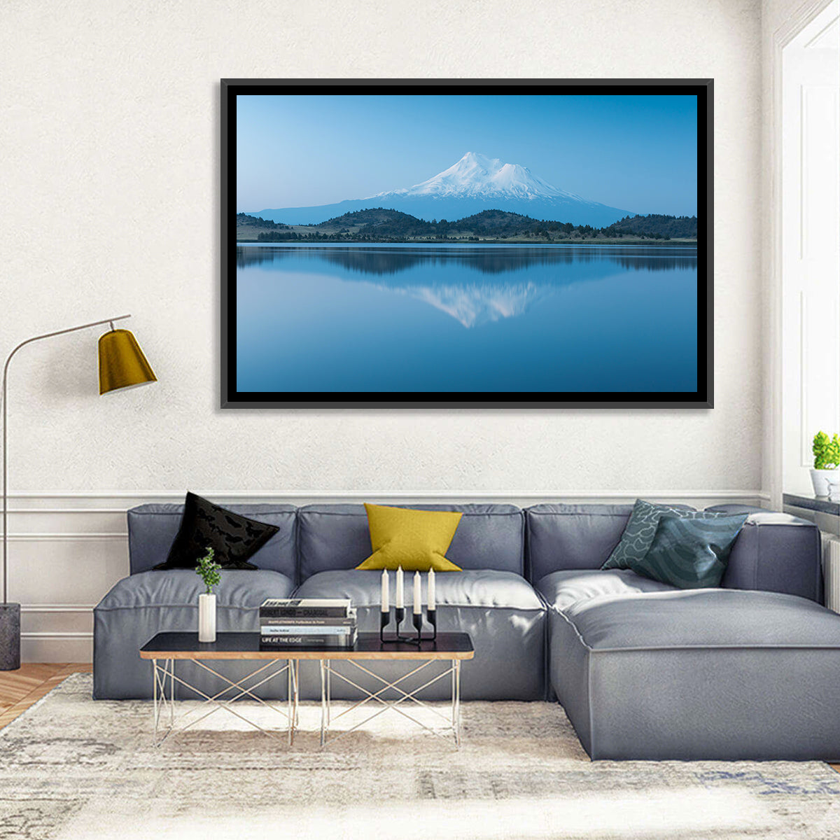 Snowy Mount Shasta Wall Art