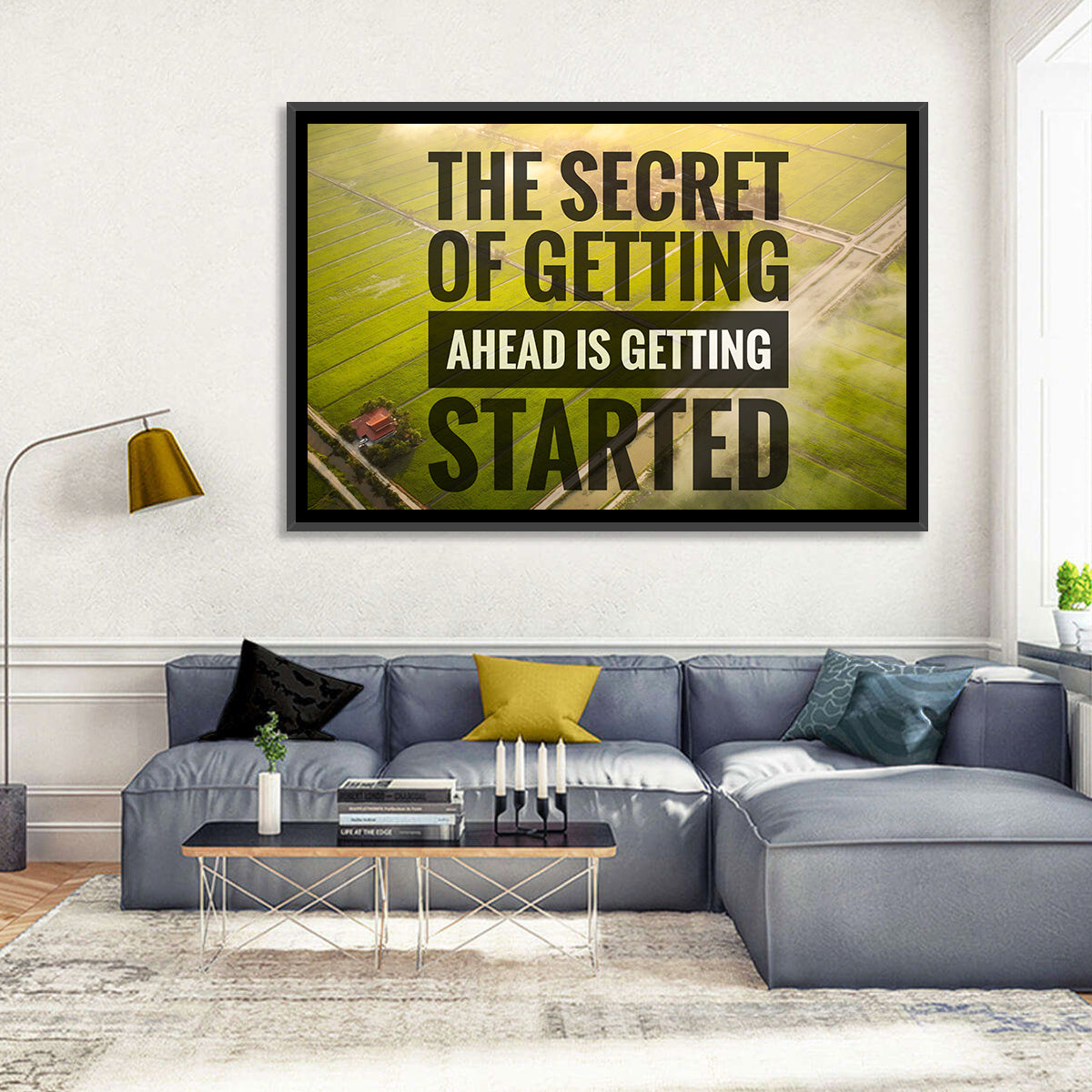 Getting Started Sunlit Farmland Wall Art